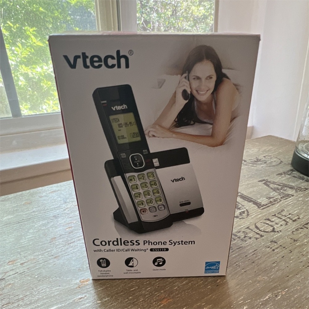 VTech CS5119 DECT 6.0 Cordless Phone 1 Handset Caller ID Speakerphone
